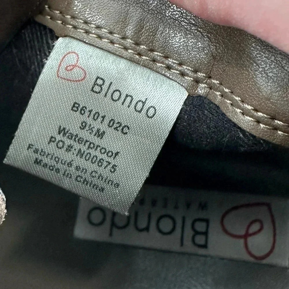 Blondo Rayann womens ankle boots size 9.5 brown suede waterproof lace up boots - Picture 13 of 14